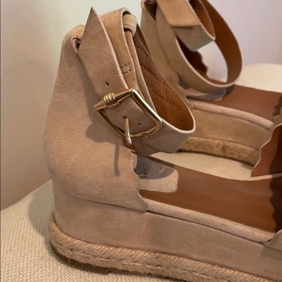 Chloe suede Lauren espadrille wedges - Picture 4 of 6